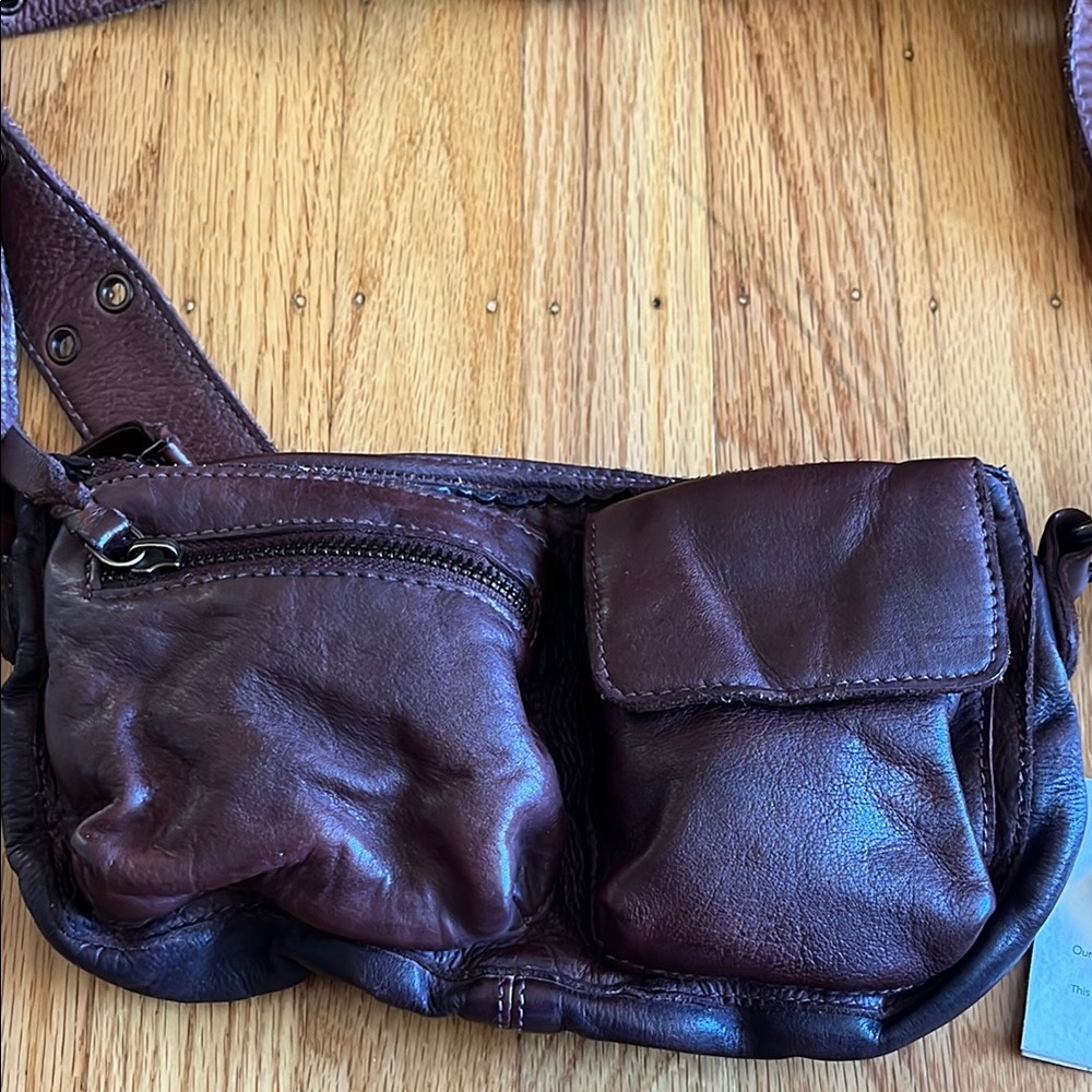 Free People Wade Leather Bag